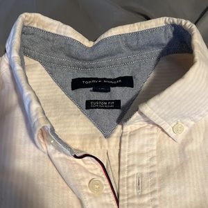 Tommy Hilfiger white with light pink stripes